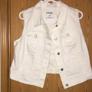 Jean jacket vest